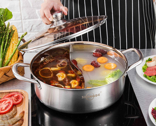 Household Thickened Bottom Commercial Induction Cooker Soup Pot