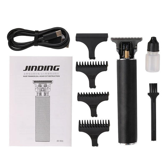 Retro T9 oil head electric clipper rechargeable hair clipper