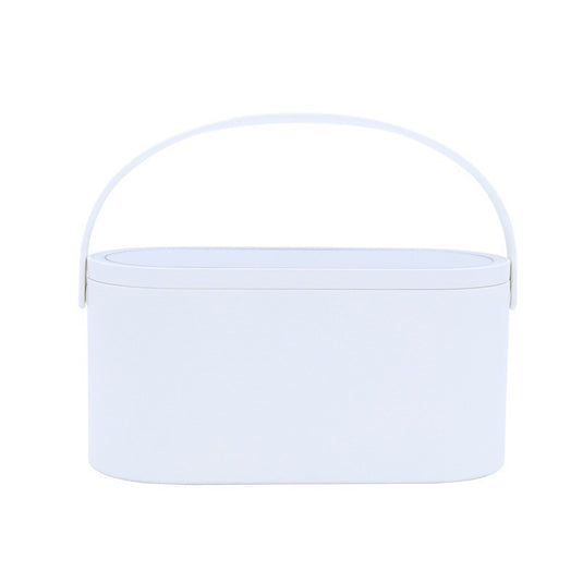 Portable LED Light Storage Box Beauty And Makeup Mirror